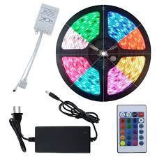 TIRA DE LED RGB 5MTS 2835 CON CONTROL