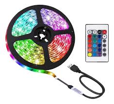 TIRA DE LED RGB 3MTS 5050 CON CONTROL /USB