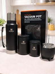 TERMO 1LT ACERO INOXIDABLE MATE YERBERA AZUCARERA VACUUM MG-969-4S