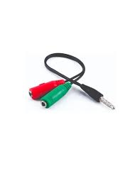 ADAPTADOR 1 PLUG M A 2 PLUG H