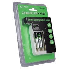CARGADOR DE PILA AA Y AAA + PILAS NOGA NGA-5100